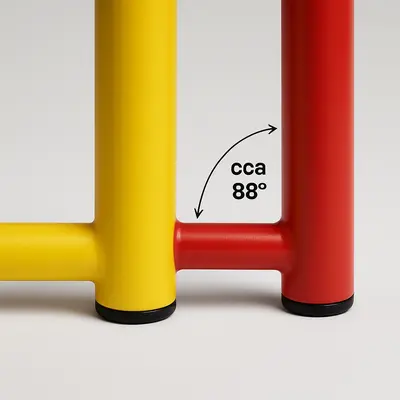 Náhled Mk3k branka na florball, 90 x 60 x 40 cm kovová se sítí