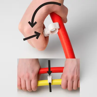 Náhled spojky kloubové 20/20 na spojení 4 obručí