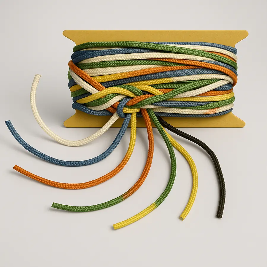 motouz - šňůrky PAD - barevné