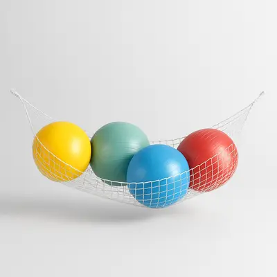 Náhled sítě úložné, ochranné, odpad z výroby sítí