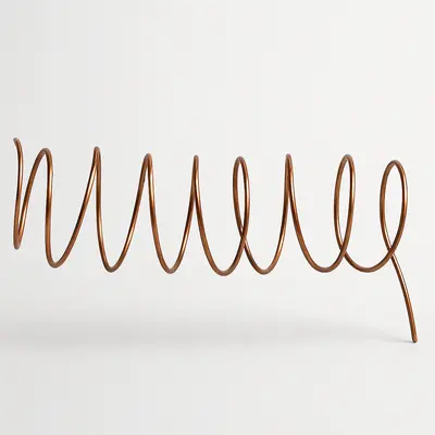 Náhled drátky na drátování - prům. 0,4 mm měděný (Cu - červený), cena za 100 g