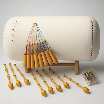 Náhled paličkování - souprava velká