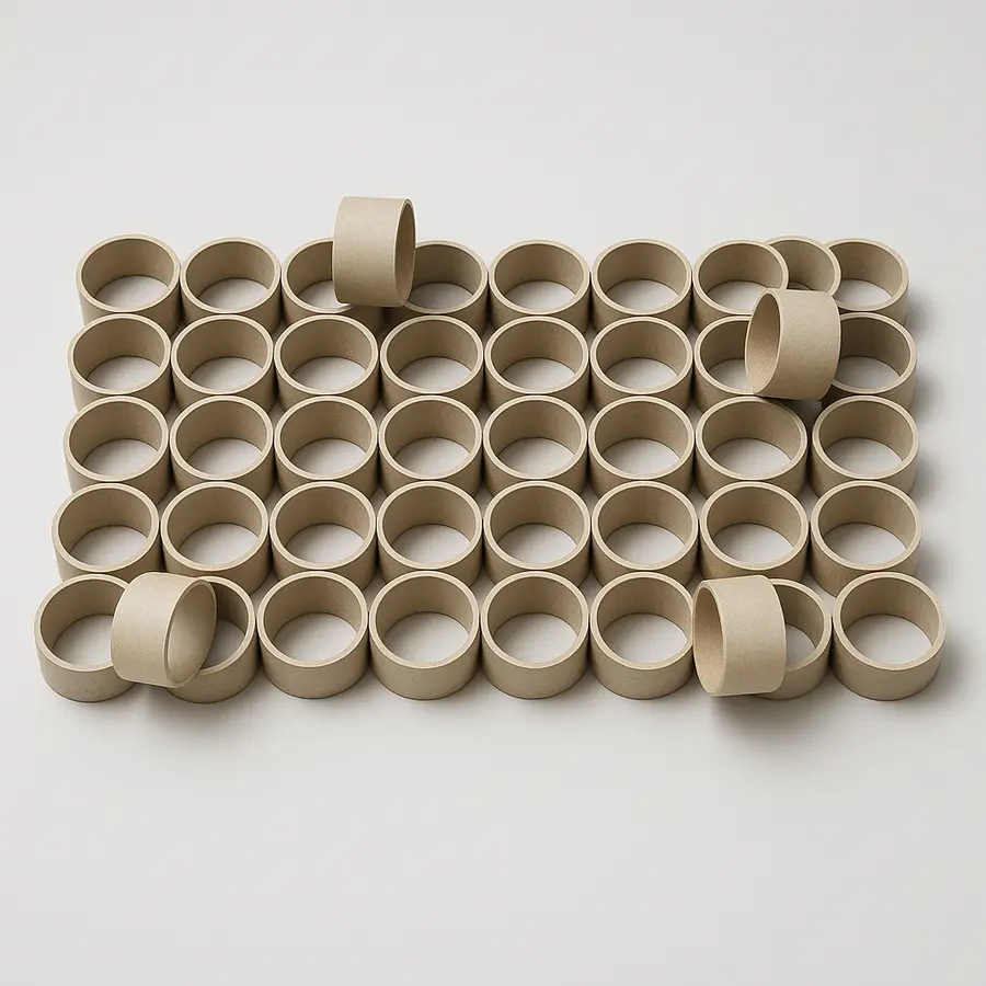 kroužky z tvrzeného papíru - cívky, 50 ks