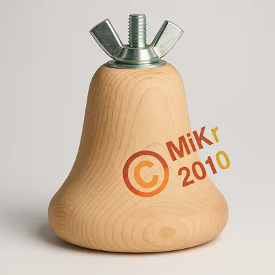 Náhled zvonek 4x4 cm - šablona na drátkování, PEDIG