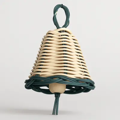 Náhled zvonek 4x4 cm - šablona na drátkování, PEDIG