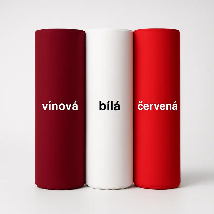 TEXTIL - metráž BA, 2.JAK. - vínová, š. 140cm