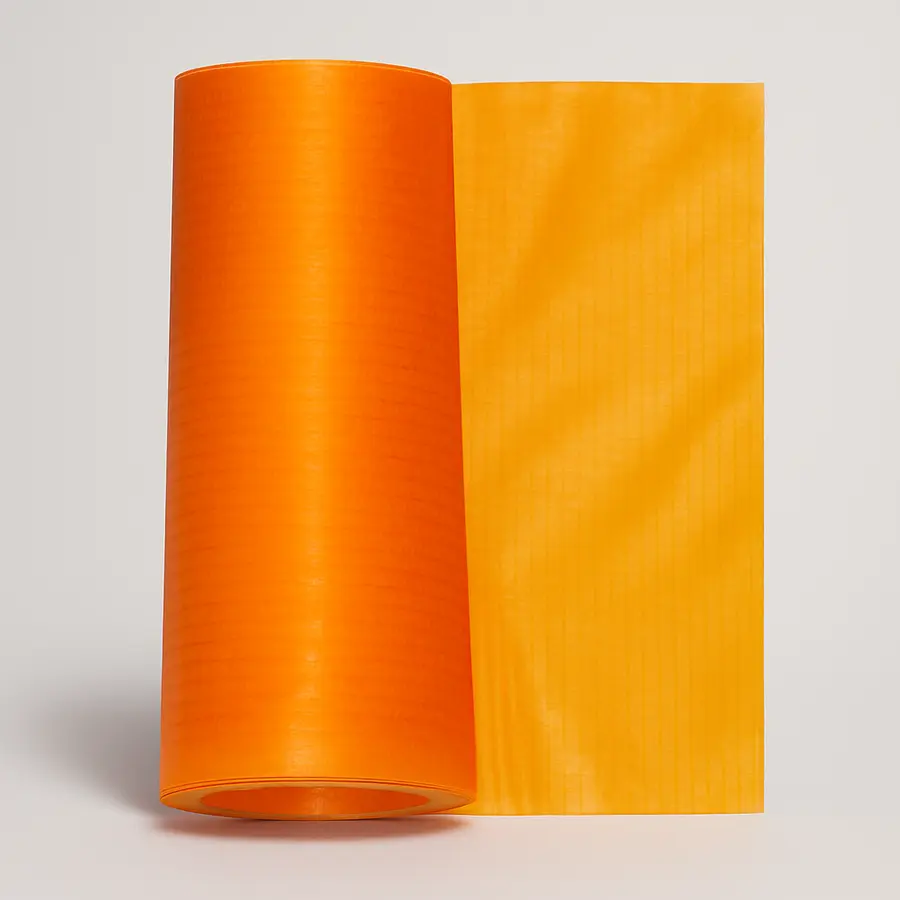 TEXTIL - padákovina PAD, 2. JAK., 139/143cm, oranžová