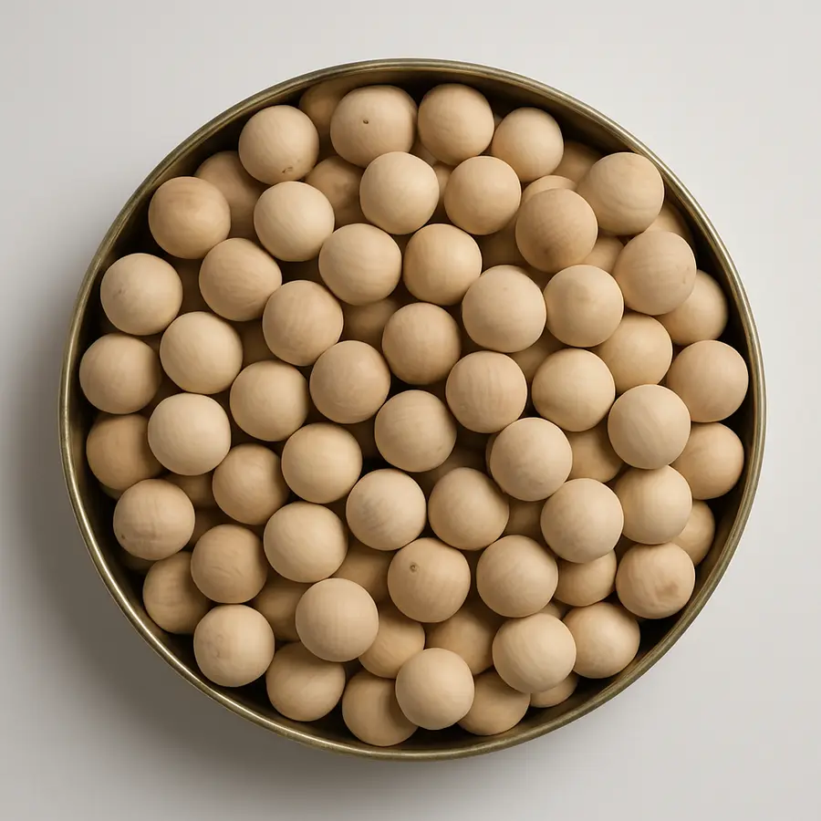 koule dřevěné, přírodní buk,  průměr 20 mm / 50ks