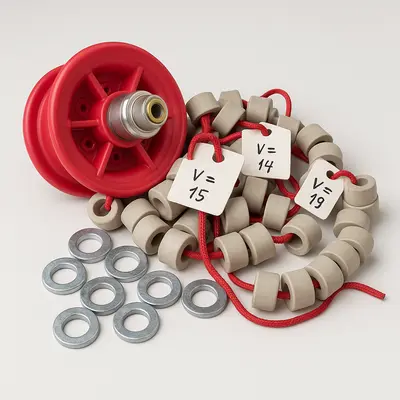 Náhled půlený plastový disk na pneu 3/4