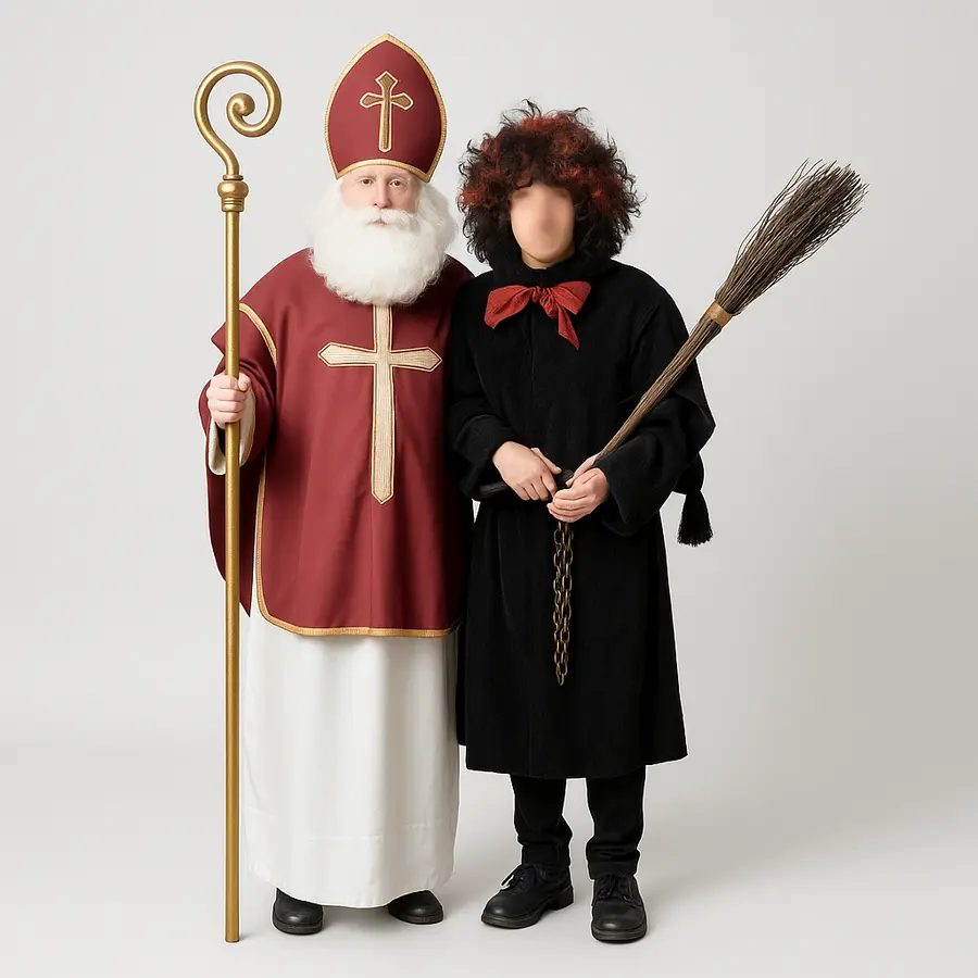 pár kostýmů Čerta a Mikuláše